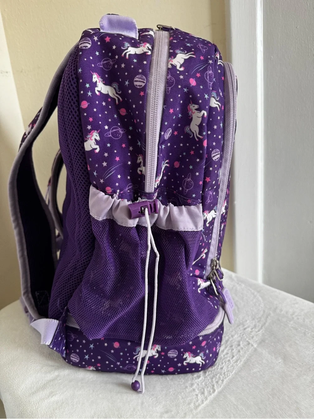 Benigo Kids Unicorn Backpack and Lunch Bag Set - Purple